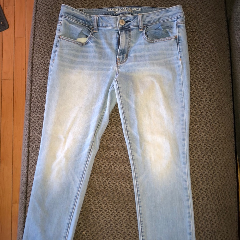 Light blue jeans